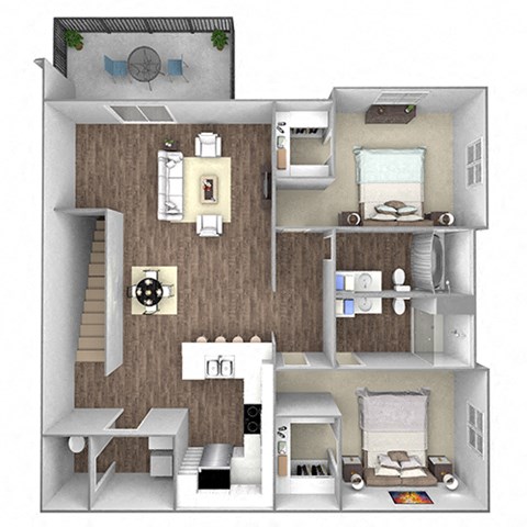 2 Bedroom Unit